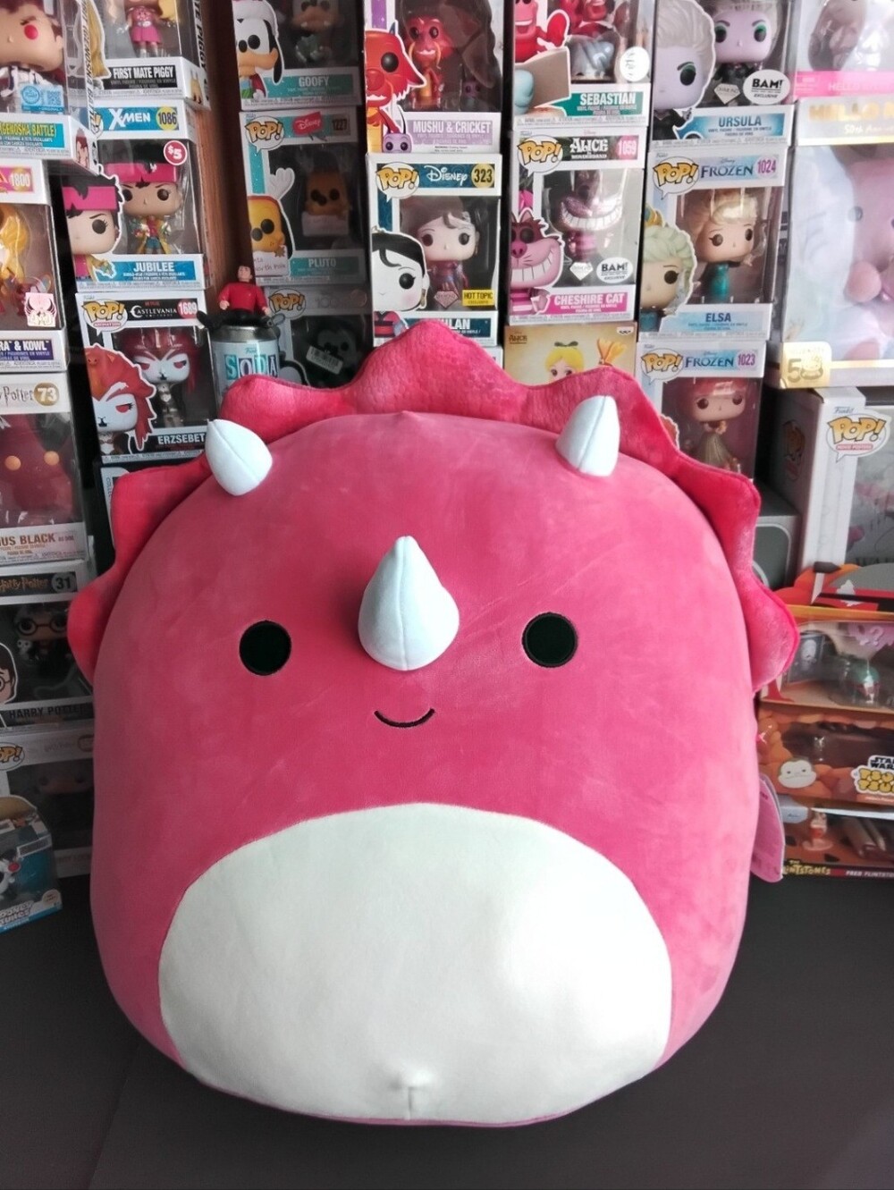 Squishmallows 20" Tristan The Red Triceratops Retired, Hard To Find. New W/ Tags